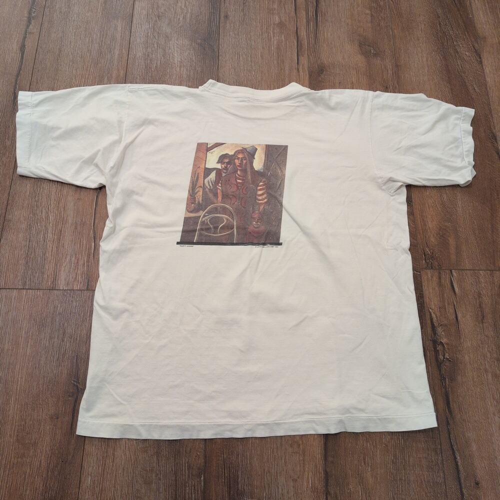 VTG Hard Rock Adult XXL John‎ Mellencamp Party Goers Shirt Art Tee 1992 90s